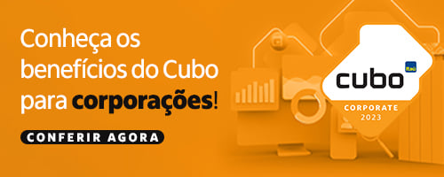 banner para saber mais sobre os benefícios do Cubo Itaú para corporações