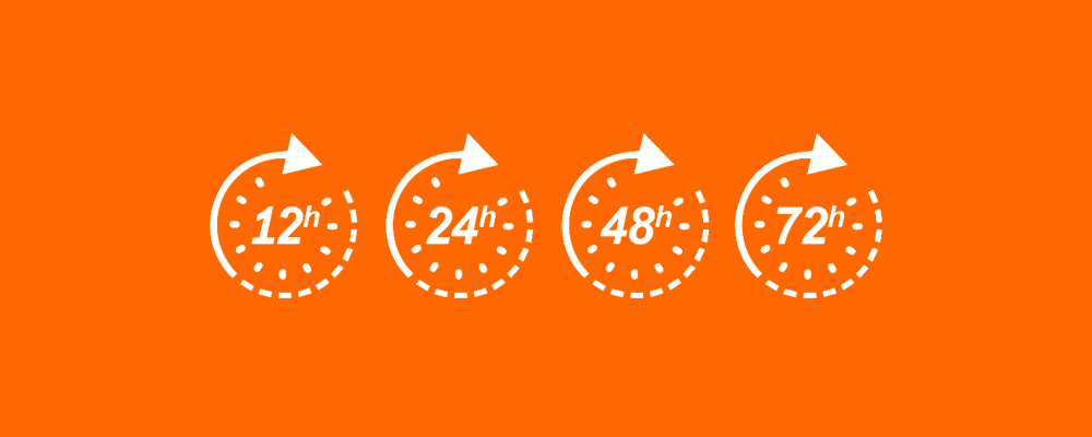 Imagem de vários ciclos de horários